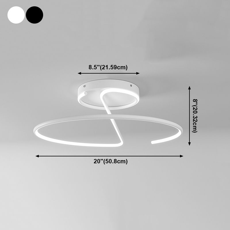 Simplicity Flush Ceiling Light Fixtures with Silicone Shade LED Ceiling Light Fixture