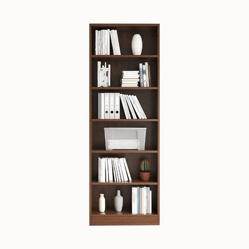9.5"W Modern Wood Bookshelf Rectangular Shelves Bookcase for Living Room
