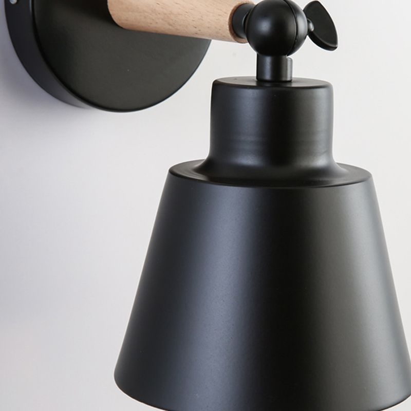 Iluminación geométrica de pared de pared estilo moderno metal 1 luz de pared de pared ligera