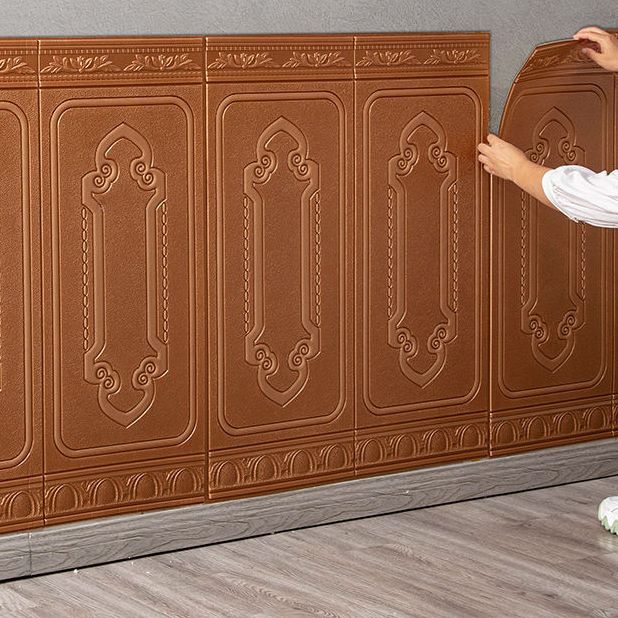 3D Backsplash Panels Contemporary Plastic Backsplash Panels with Waterproof