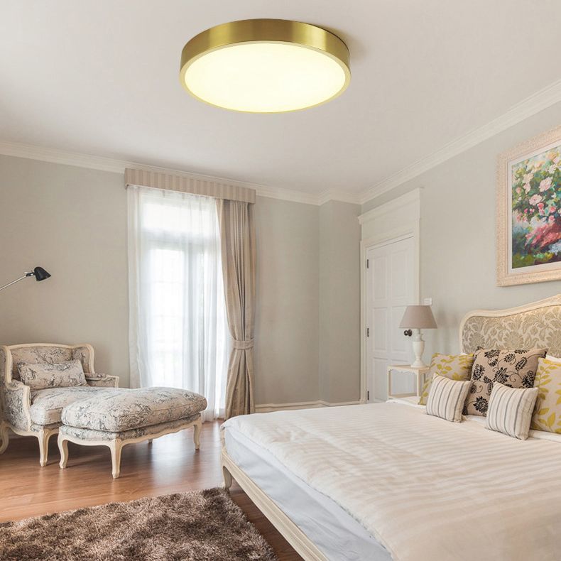 Modern Semplicity Style LED Soffitto Light Gold Tonsh Montaggio Illuminazione Fissaggio per Living Room