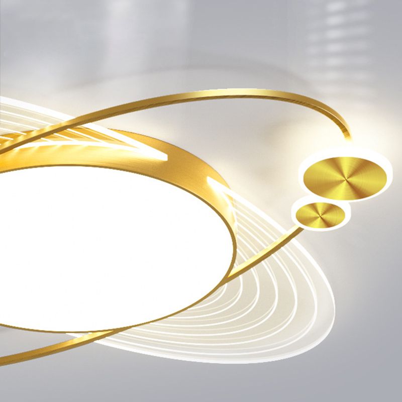 Ronde Flush Light Acryl Modern Flush Mount Plafond lichte armaturen voor slaapkamer