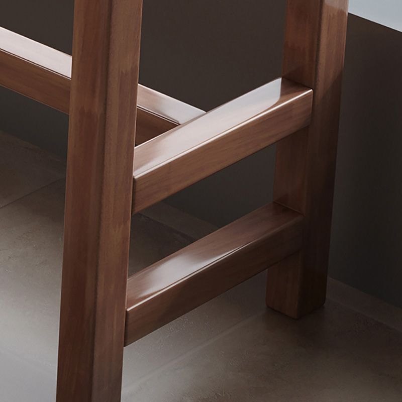 Modern Indoor Bar Dining Table Rectangle Trestle Wood Bar Table