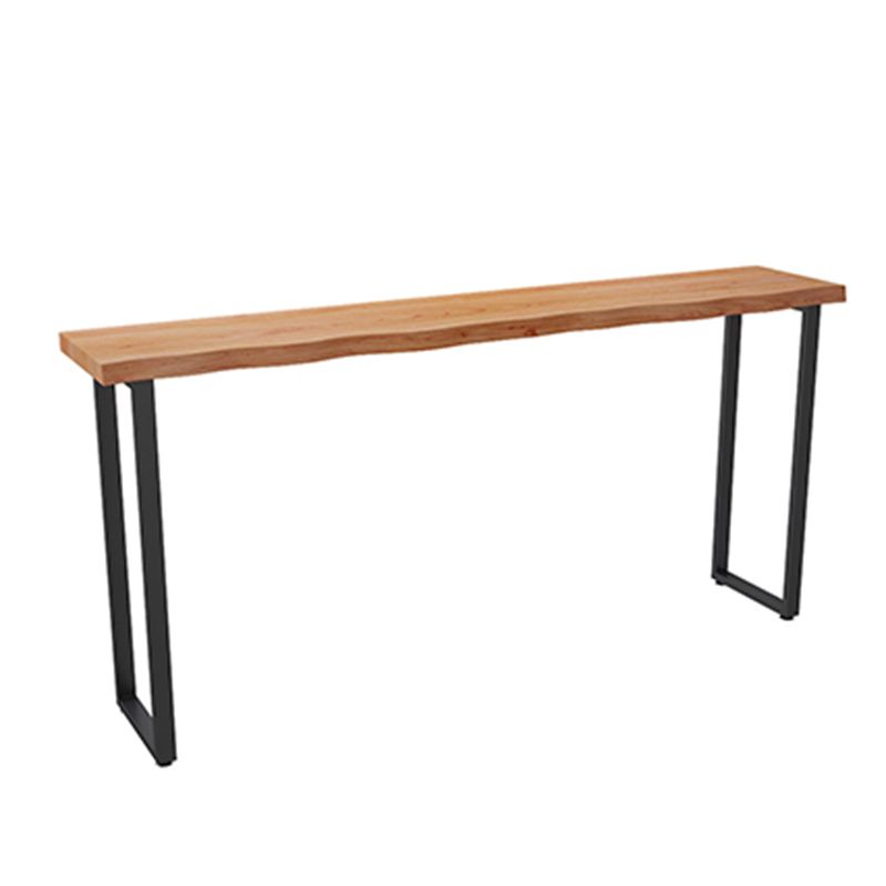 Modern Solid Wood Rectangle Bar Height Pub Table for Dining Room