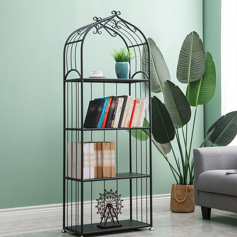 Iron Scandinavian Etagere Bookshelf Vertical Open Bookshelf for Living Room