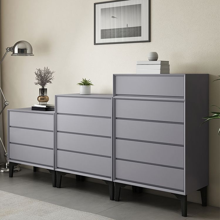 Contemporary Storage Chest Dresser Solid Wood Dresser with 3/4/5 Drawers