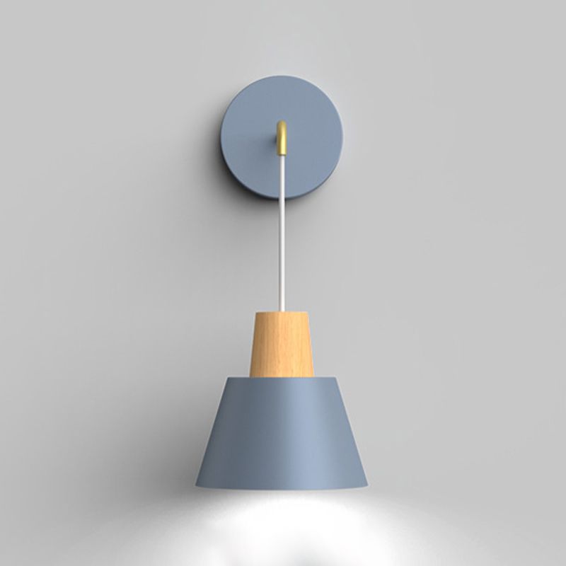 Modern Style Geometric Wall Lamps Metal 1 Light Sconce Lights