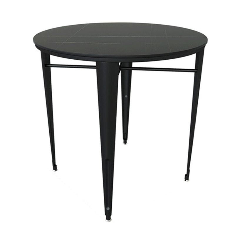 Modern 1/5/7 Pieces Metal Dining Set Stone Table Set for Outdoor