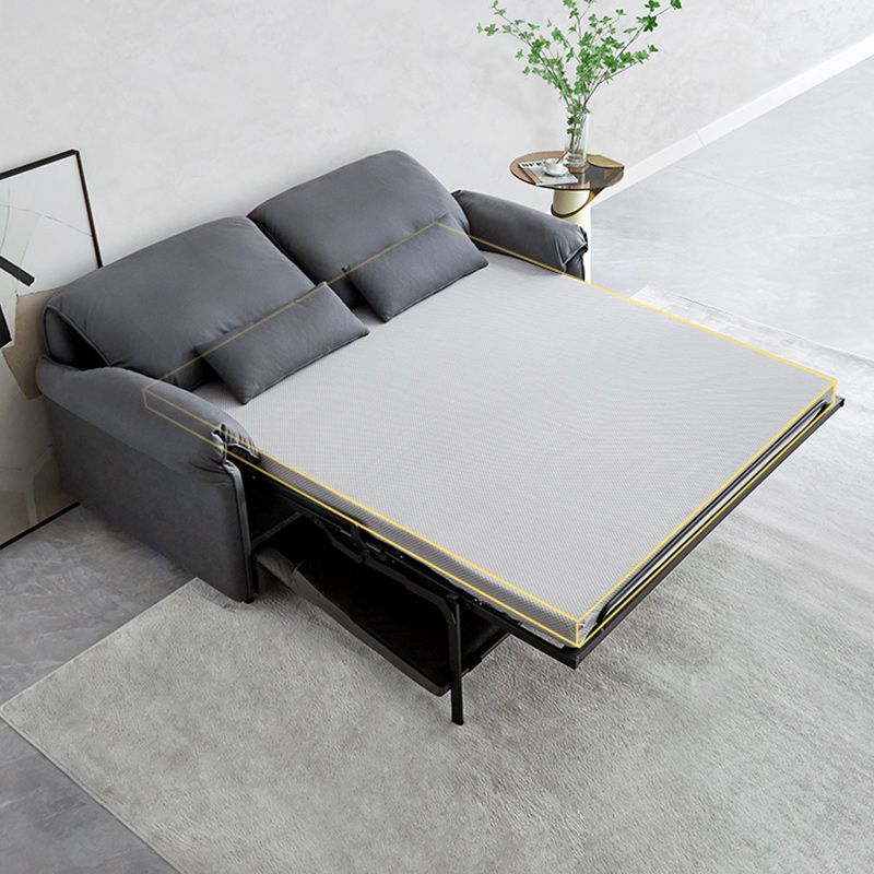 Contemporary Convertible Sofas Cushion Back Futon Sleeper Sofa Bed