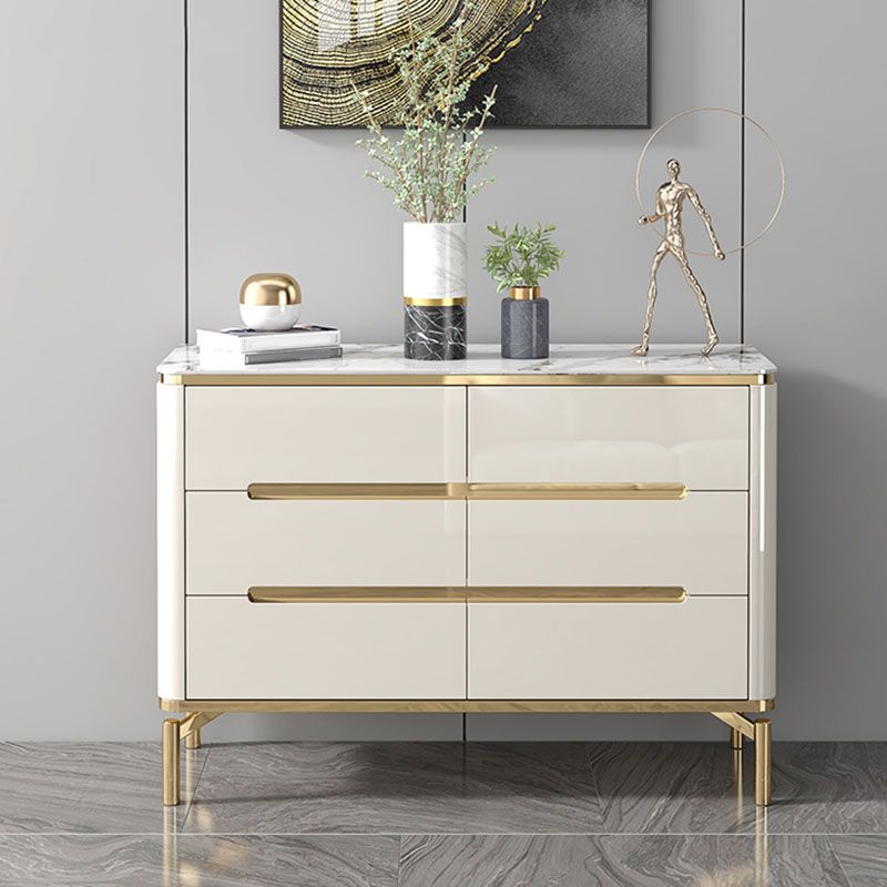 15.75-inch Width Storage Chest Stone Top Storage Chest Dresser for Bedroom