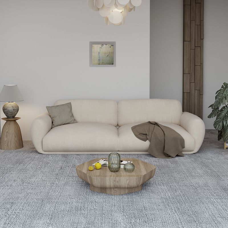 Modern Square Arm Loose Back Sofa 39"W Sofa for Living Room