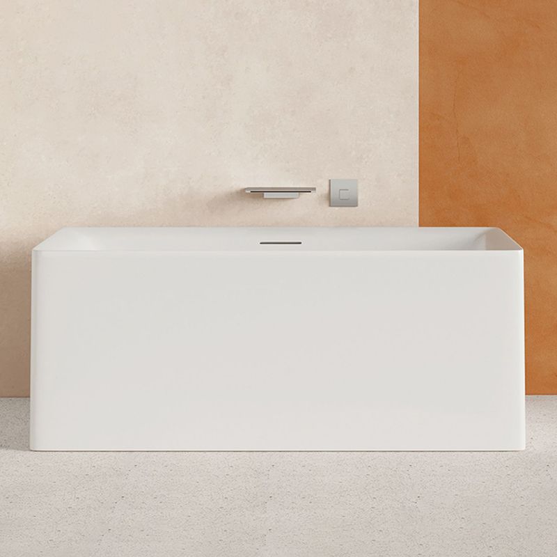 Modern Acrylic Freestanding Bathtub Soaking Tub without Faucet Holes