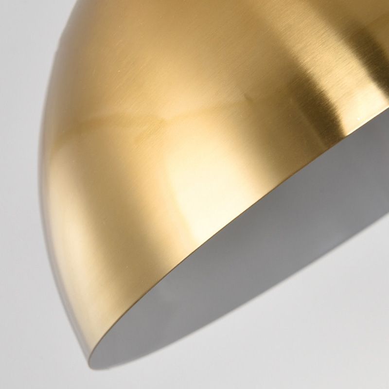 Kit de pendance de chambre à coucher ombragée Métal Métalliste style plafond suspendu en or