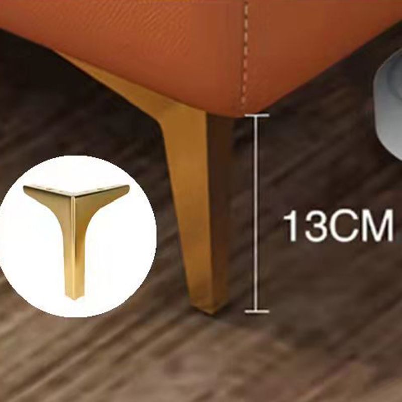 34.64 " H Faux Leather Flared Arm Sofa & Chaise for Living Room