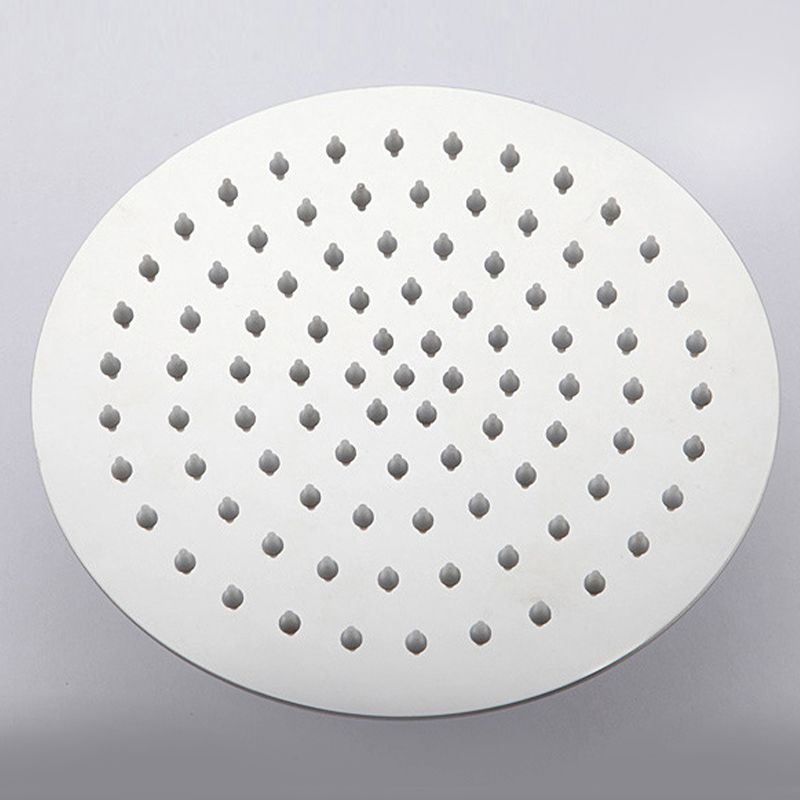 Stainless Steel Fixed Shower Head Modern Style Rain Fall Wall-Mount Showerhead