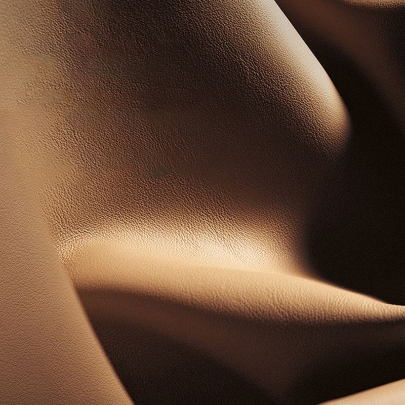 Tan Recessed Arm Sectionals Pillowed Back Cushions Corner Sofa