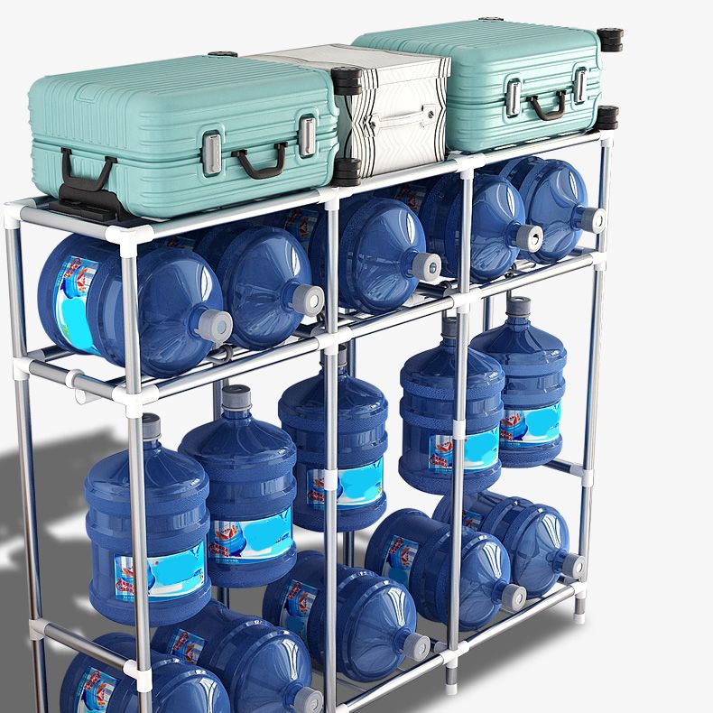 Contemporary Style Wardrobe Metal Bedroom Wardrobe Closet with Clothes Rail