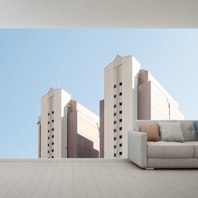 Architecture Mural Decal Modern Wall Decor for Meeting Room, Personalised Size