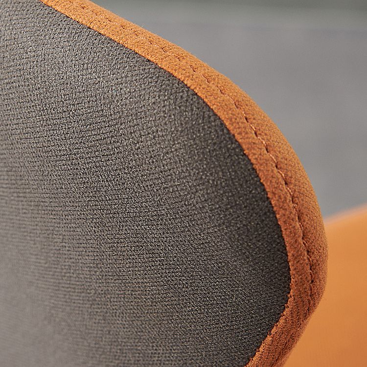 Esszimmerstühle im minimalistischen Stil mit offener Rückenlehne und gepolsterten Armlehnen (2er-Set)