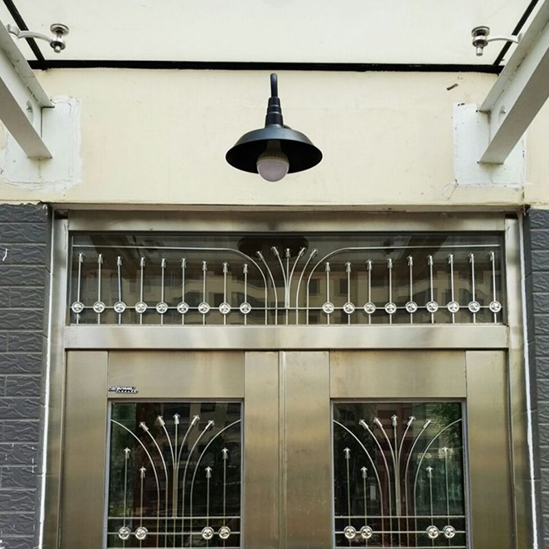 Industrial Style Barn Light Wall Sconce Metal 1 Light Sconces for Outdoor