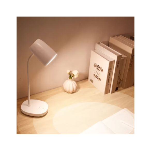 Lampada da tavolo in stile minimalista moderno con porta di plastica USB 1 luce da tavolo per la scrivania