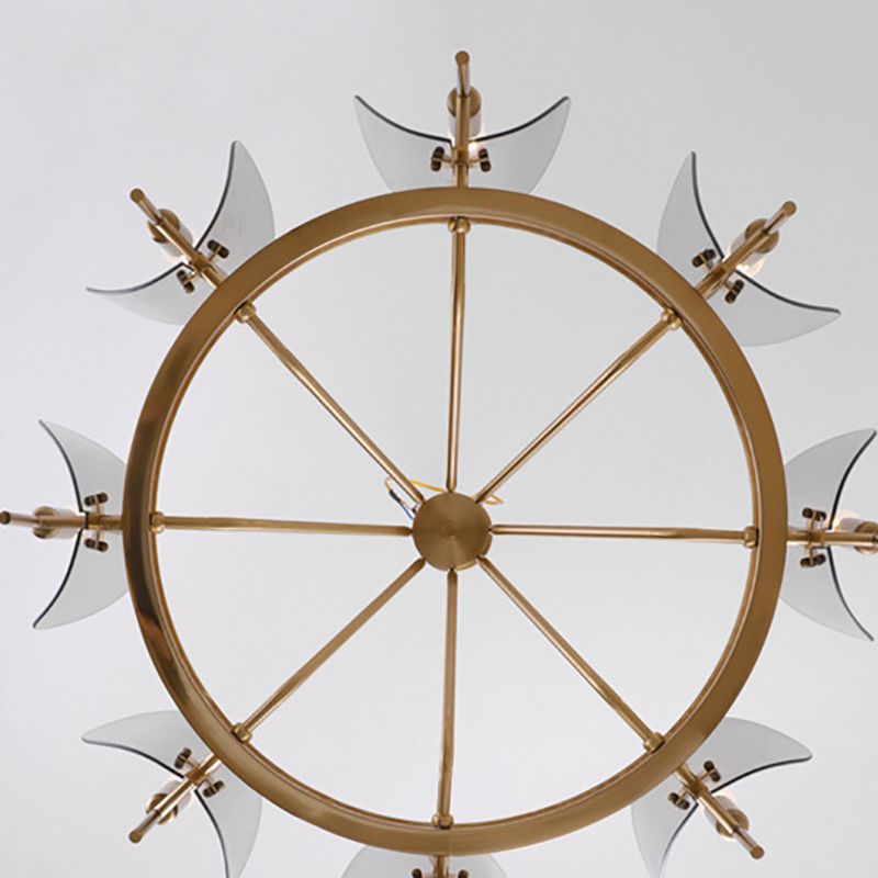 Glass Shade Chandelier Lighting Fixture Modern Chandelier Pendant Light for Sitting Room