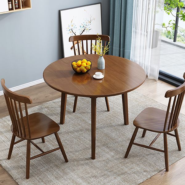 Eenvoud Ronde Eettafel Massief Houten Eetkamer Huismeubilair
