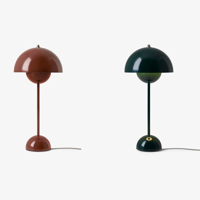 Metal Geometric Night Table Lamps Modern Style 1 Light Table Lamp