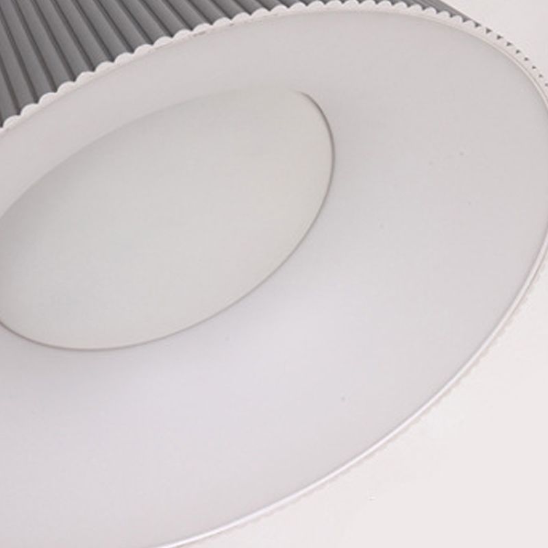 Lámpara de montaje en techo de tambor, iluminación de techo de metal Simple nórdica para sala de estar