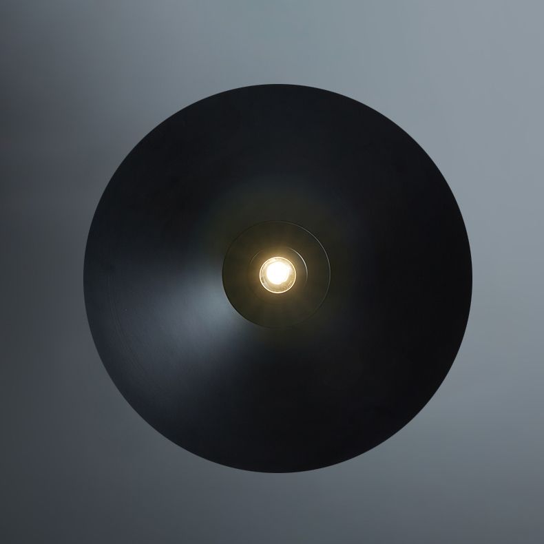 Cone Shape Hanging Lighting Postmodern Style Metal 1 Light Pendant Lamp for Bedside