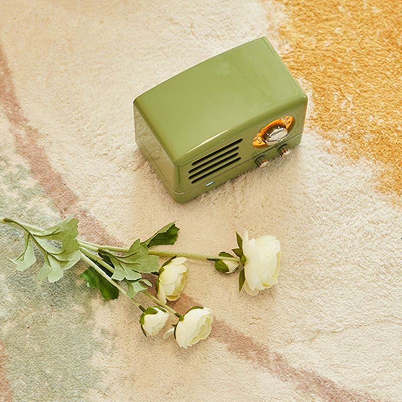 Tono bianco semplice area tappeto poliestere in poliestere astratto tappeto a blocchi di tappeto lavabile per decorazione per la casa