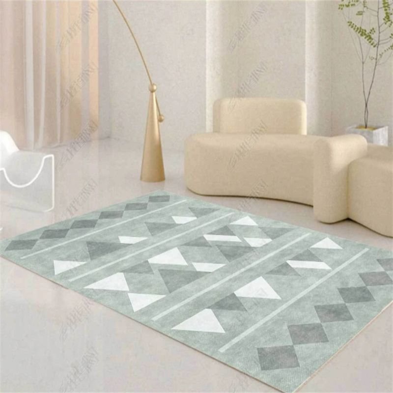 Tappeto moderno del tappeto area di colore del salotto in poliestere tappeto anti-slip easy care tappeto