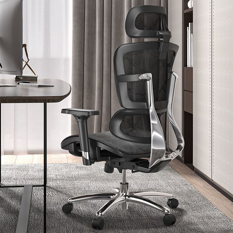 Removable Arms Desk Chair Modern No Distressing Ergonomic Office Chair with Wheels