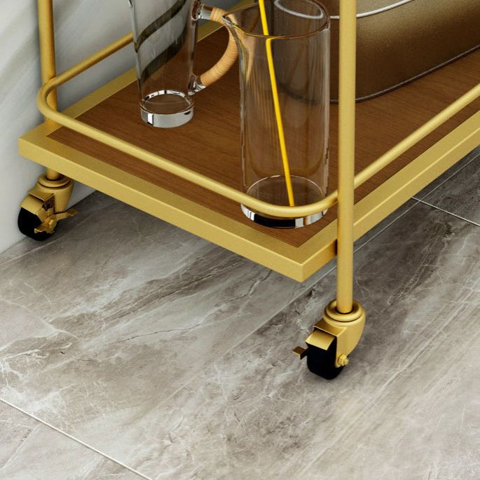 Modern 27.17"W Rolling Prep Table Metal Prep Table for Home Use