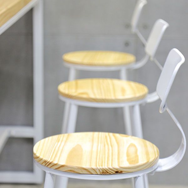 Industrial Bar Table Set 1/2/4/7 Pieces Solid Wood Counter Table Set for Indoor