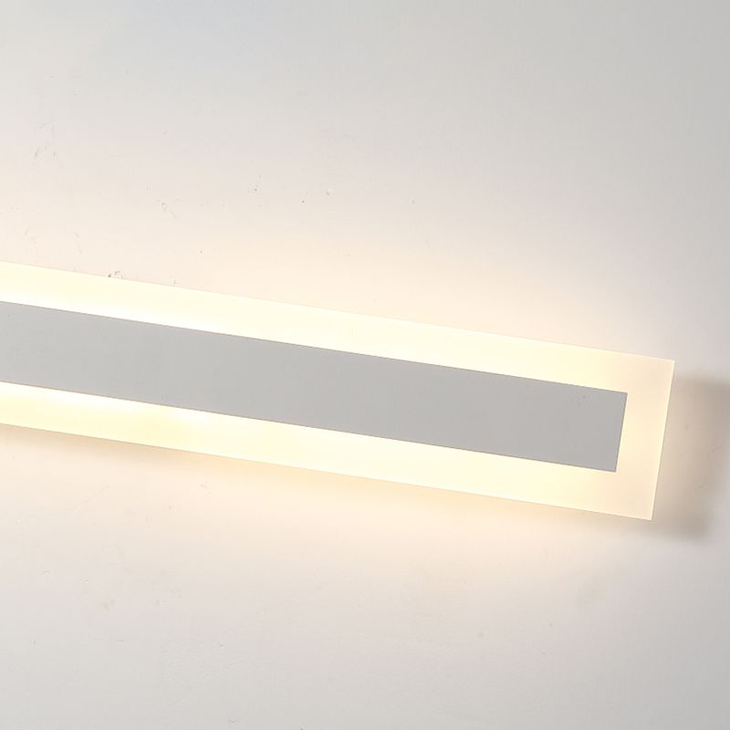 1 Light Linear Vanity Wall Lights Modern Style Wood Vanity Wall Sconce