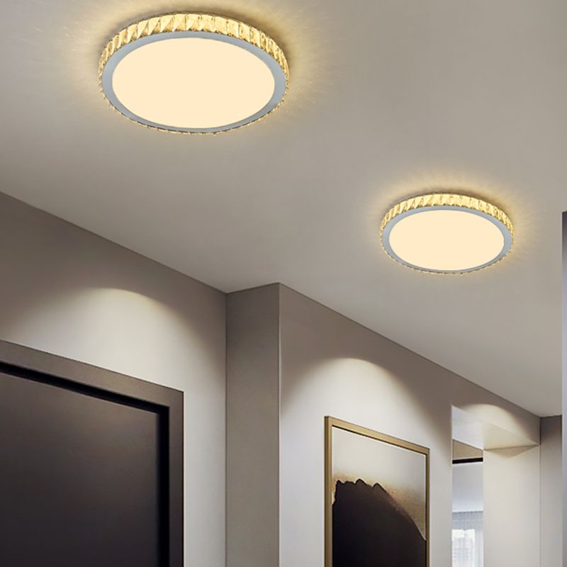Plafonnier LED encastré en cristal, éclairage de plafond, salon, salle à manger, chambre à coucher