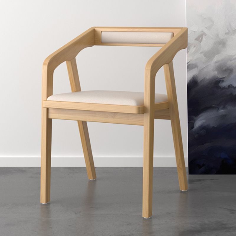 Industrial 1/4/5 Pieces Furniture Rectangle Solid Wood Dining Chairs Set in Brown