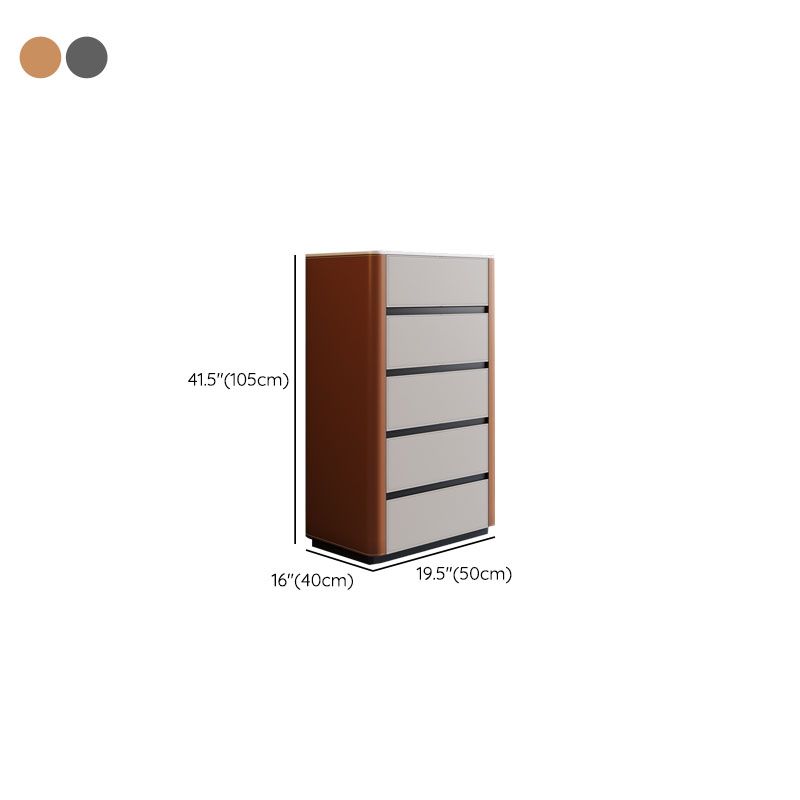 Stone Dresser Modern Storage Chest Dresser with 2/3/4/5 Drawers