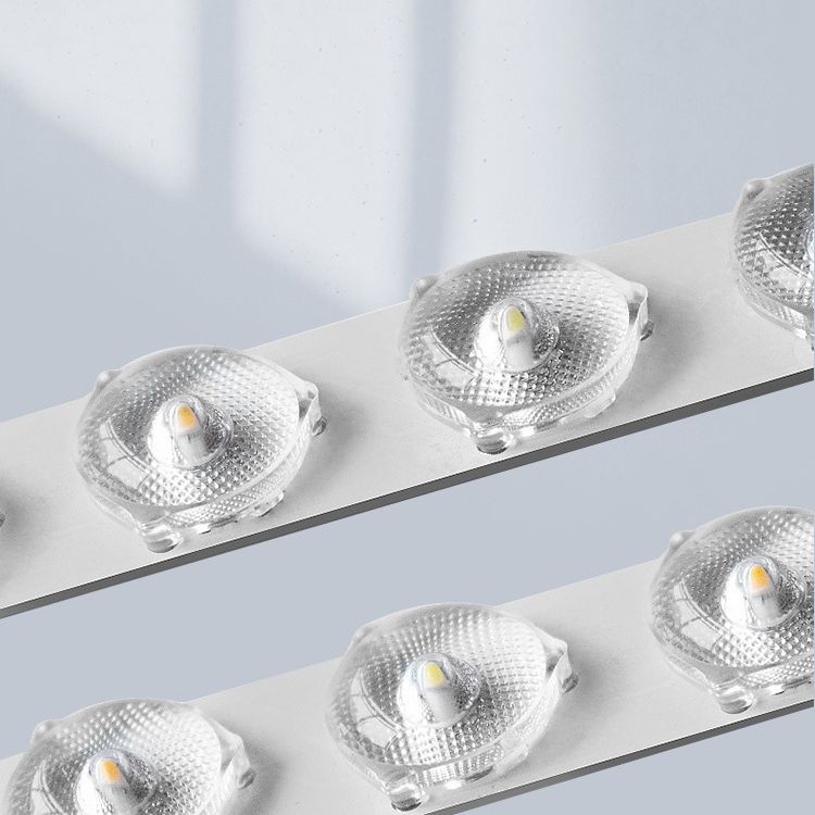 Schwarzer Rahmen Acryl Flush Mount Beleuchtung Moderne Deckenbefestigung für Wohnzimmer