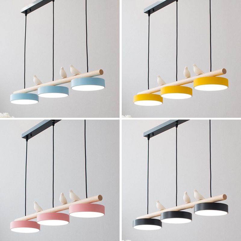 Circle Island Pendant LED Nordic Modern Modern Plafond Pendant Light for Dining Room
