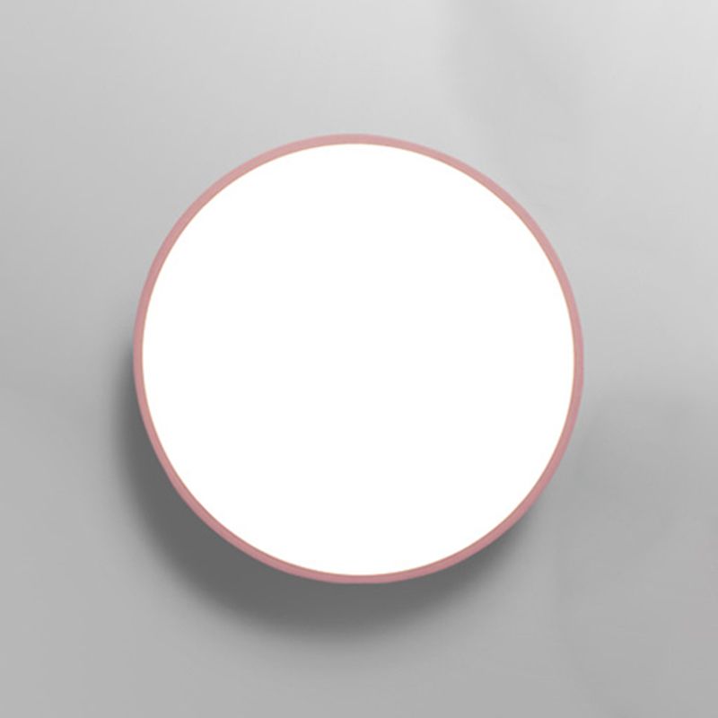 Moderne stijl rond inbouwmontage Plafondverlichting Metaal 1 Licht Led-inbouwlamp