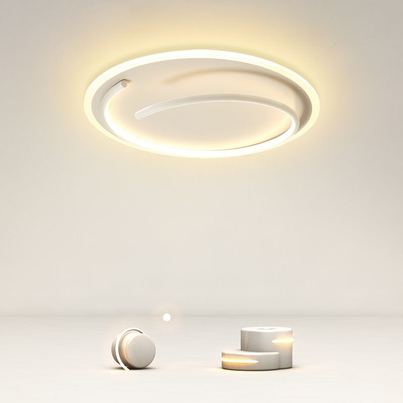 Ronde acryl plafondlamp Minimalisme LED-inbouwlamp voor slaapkamer