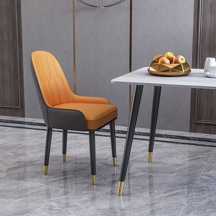 Mesa de comedor de comedor de piedra moderna de acabado mate