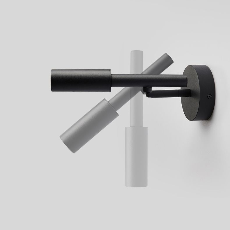 Luz de lectura rotativa de luz de pared metálica de estilo moderno para sala de estar de dormitorio de hotel