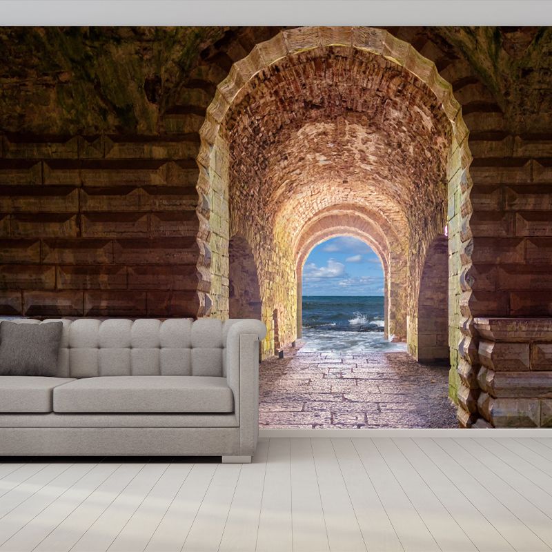 Minimalism 3D Art Illusion Mural Wall Decoration for Living Room Decoration