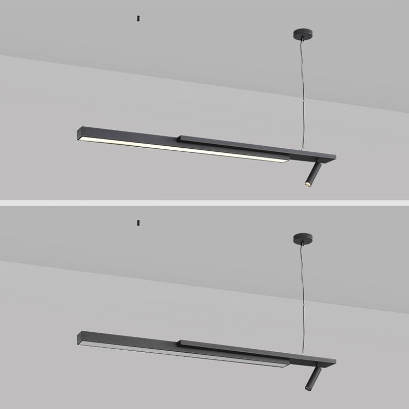 Accesorios de iluminación de lámpara de iluminación lineal de metal lineal lámpara de iluminación moderna