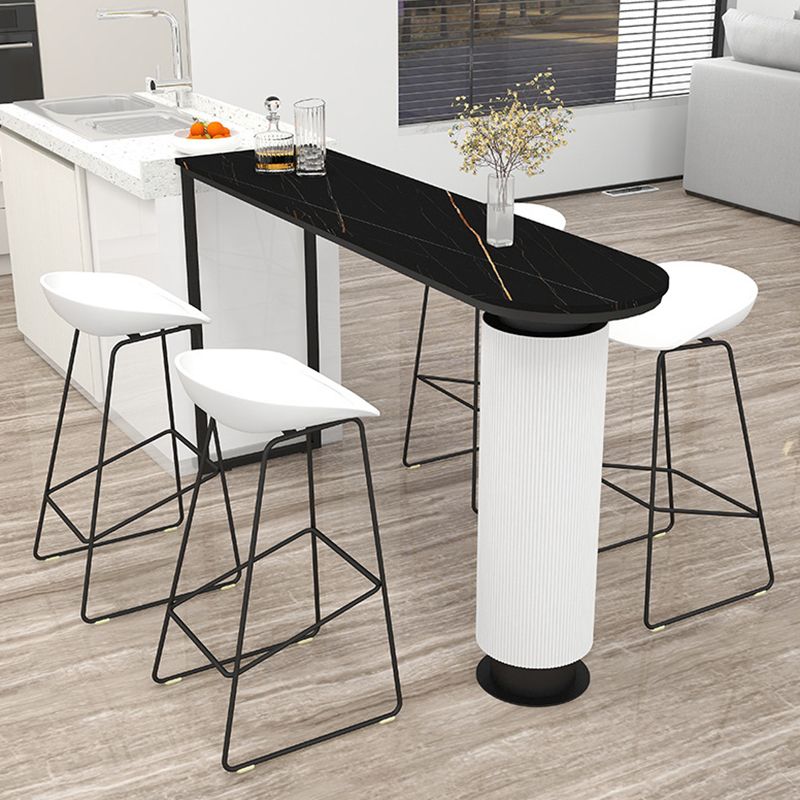 Specialty Bar Table Bar Height Contemporary Pub Table for Indoor
