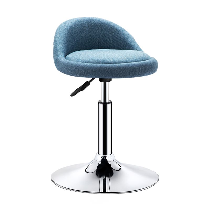 Modern Rotatable Adjustable Counter Stool Steel Cashier Bar Stool with Cushion and Pedal