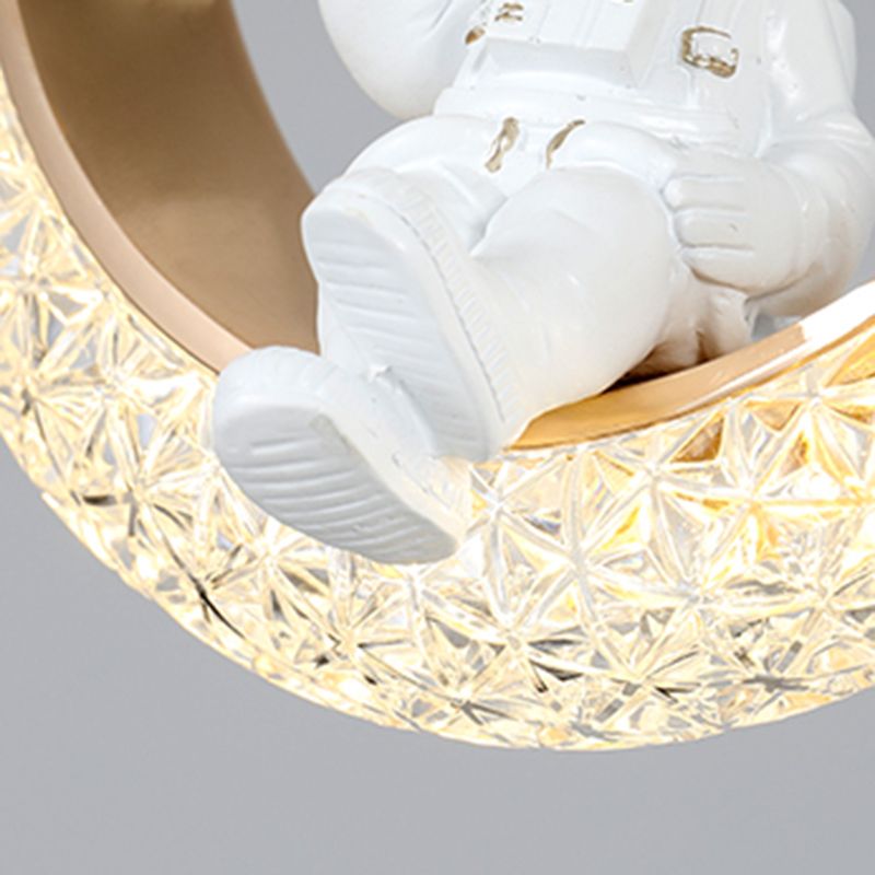 Éclairage moderne à pendentif pendentif en acrylique 1-LIGHT pour la chambre des enfants